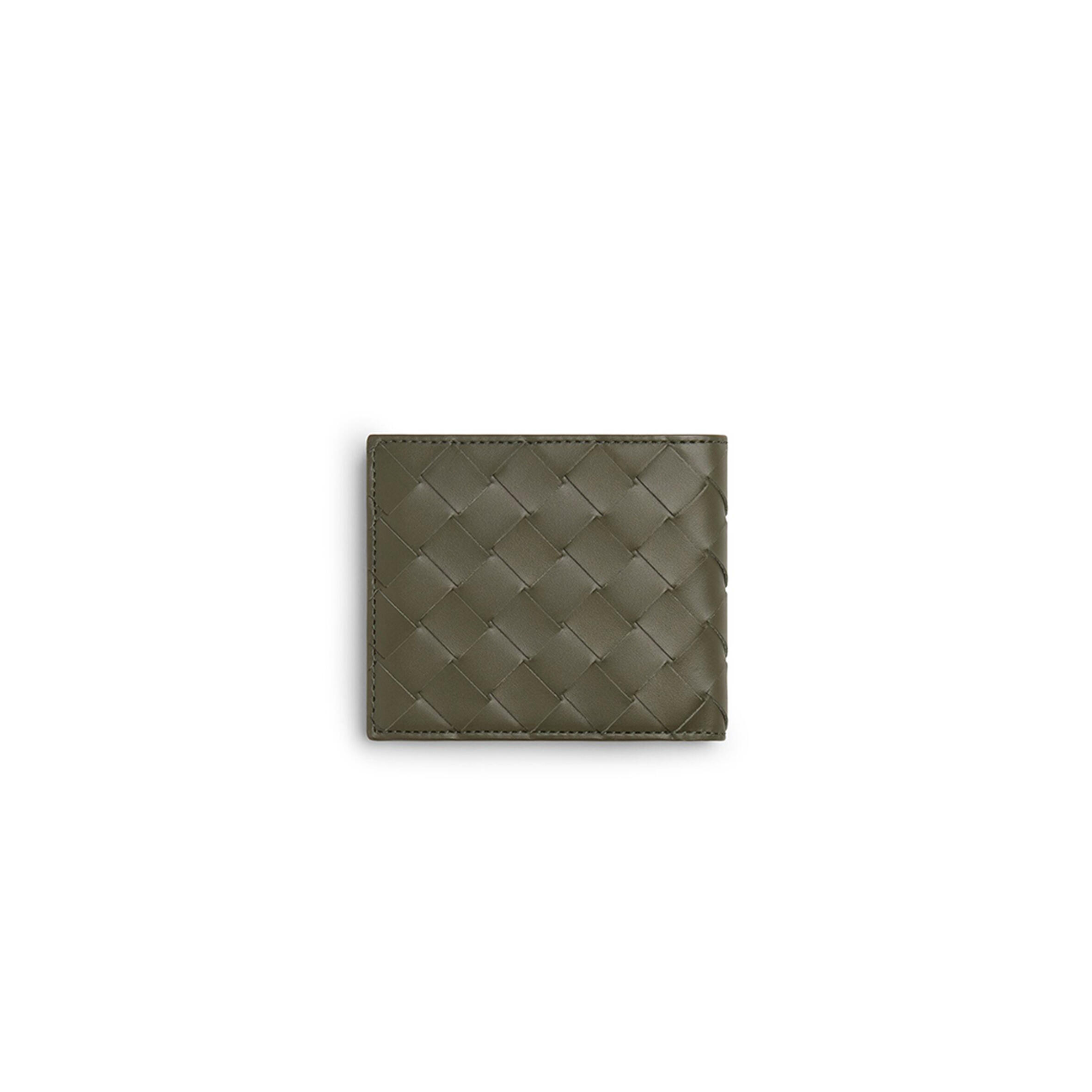 BOTTEGA VENETA INTRECCIATO BI-FOLD WALLET 743211VCPQ43248 (11*9.5*1cm)